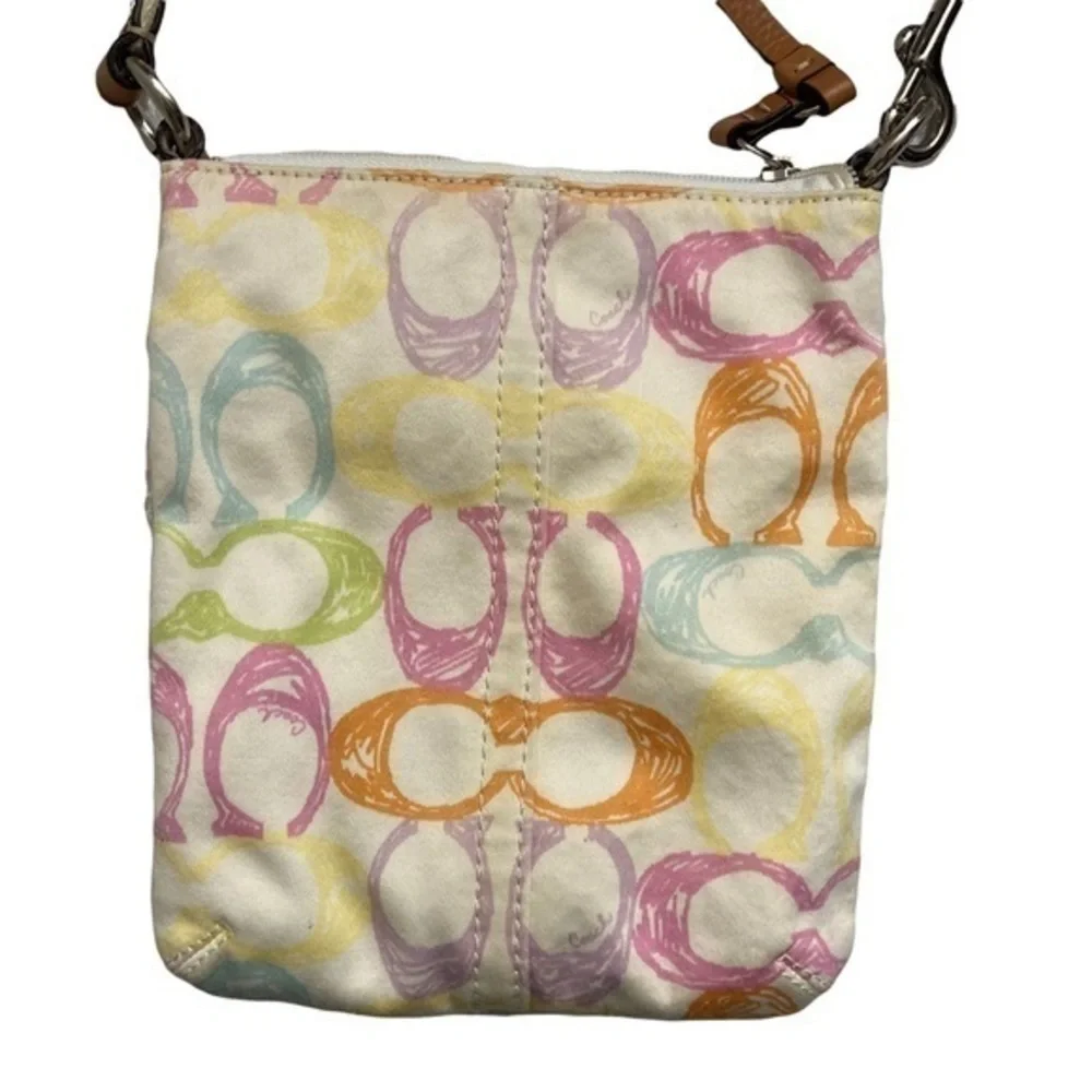 Coach multicolor c swingpack crossbody bag